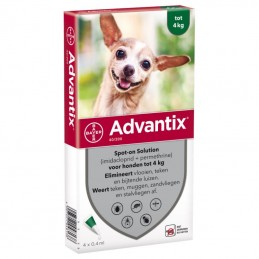 Advantix pipetas antiparasitárias para cães