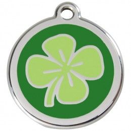Red Dingo medalha identificadora Clover Green