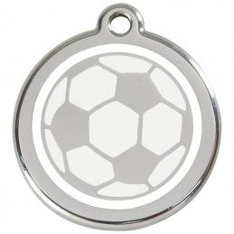 Red Dingo medalha identificadora Soccer Ball White