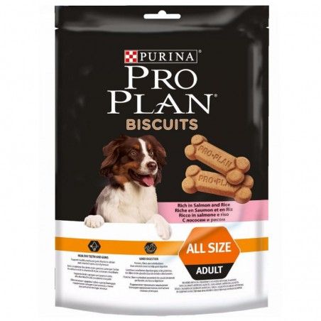 Purina Pro Plan Biscuits All Size Adult Salmon & Rice