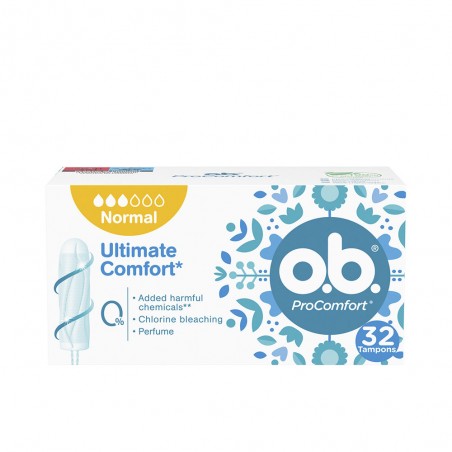 O.B. PROCOMFORT NORMAL tampón 32 u