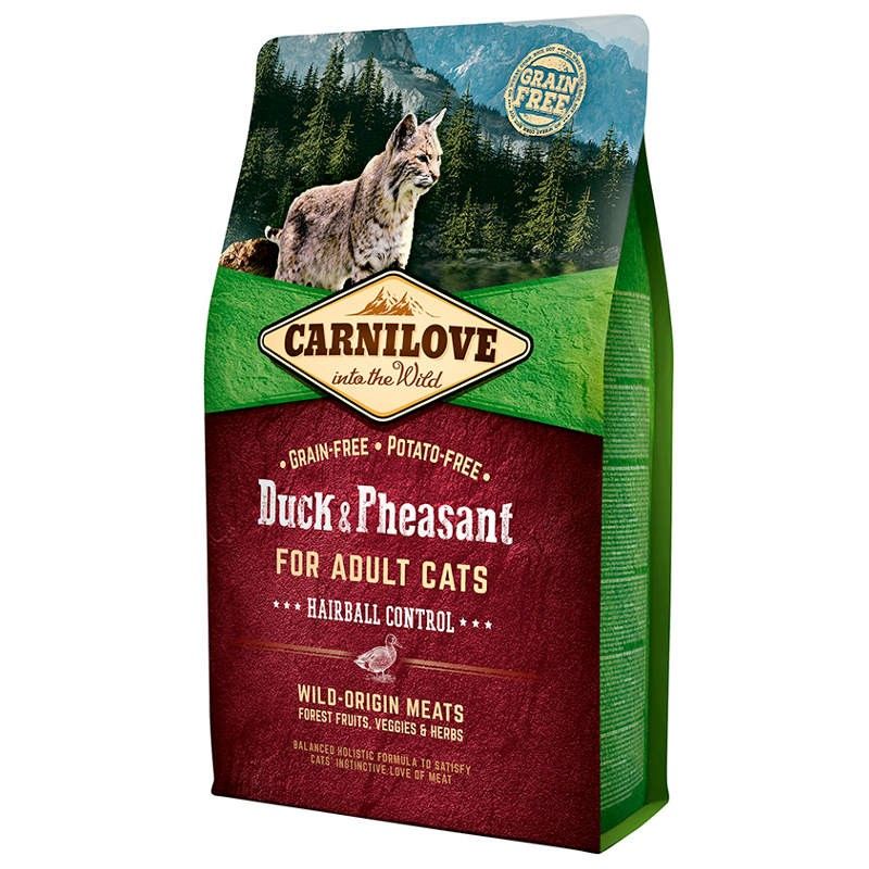 Carnilove Cat Adult Hairball Control Duck & Pheasant