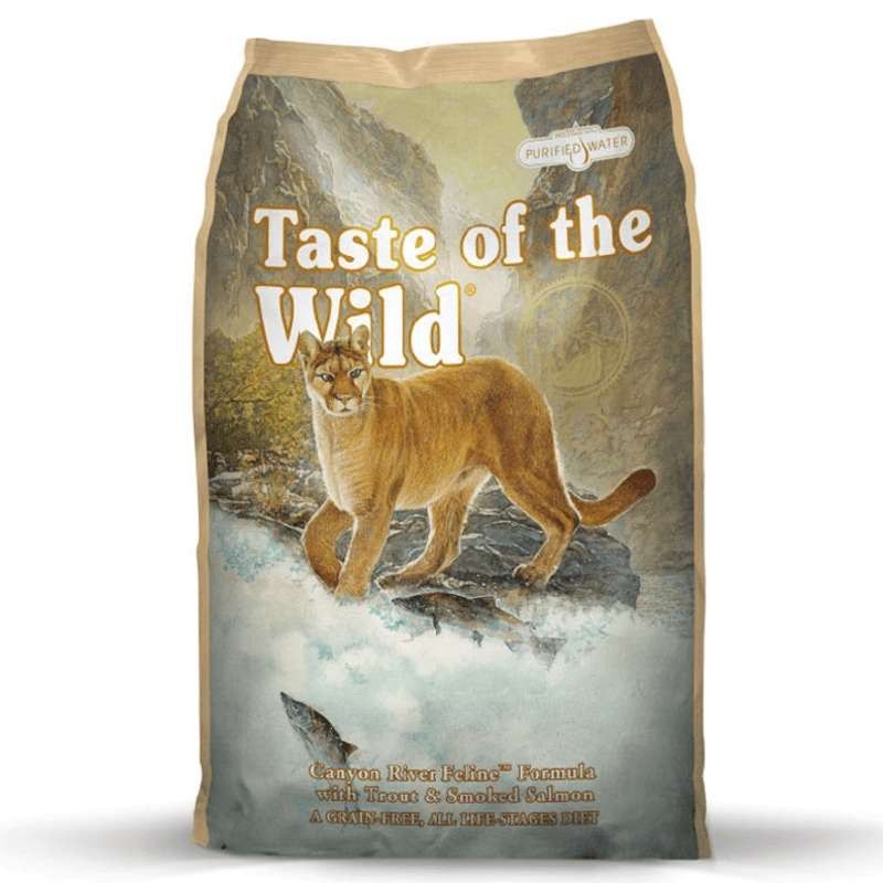 Taste of the Wild Cat Canion River Truta & Salmão Fumado