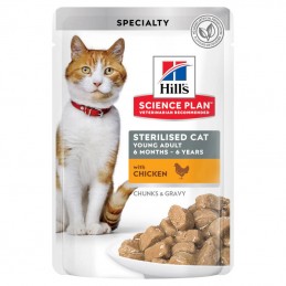 Hill's Science Plan Cat Sterilised Young Adult Chicken wet saqueta