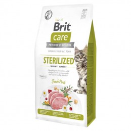 Brit Care Cat Grain Free Sterilized Imunity Support Fresh Pork
