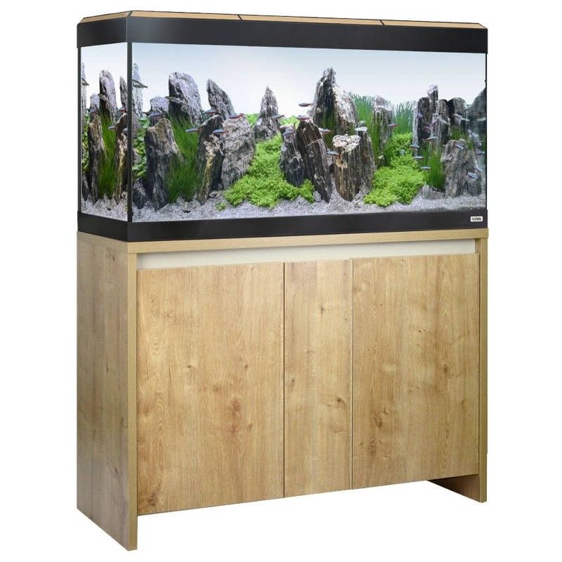 Kit Aquário Fluval Roma 200 com iluminação led Bluetooth + mesa
