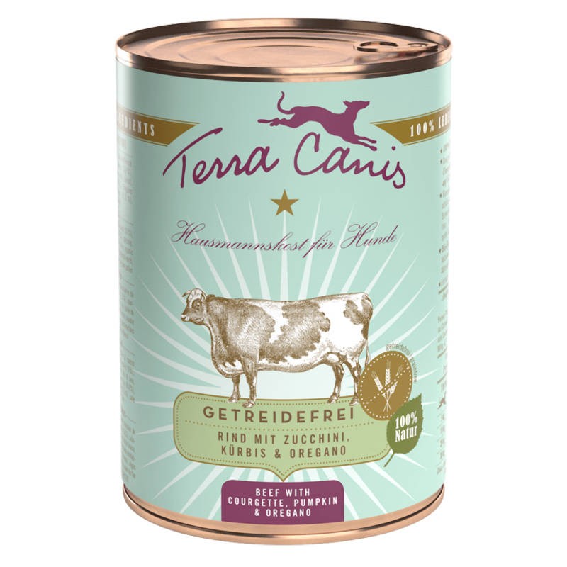 Terra Canis Grain Free Beef with Courgette, Pumpkin & Oregano