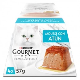 Gourmet Revelation Mousse Atum e uma cascata de molho Multipack 4x57gr