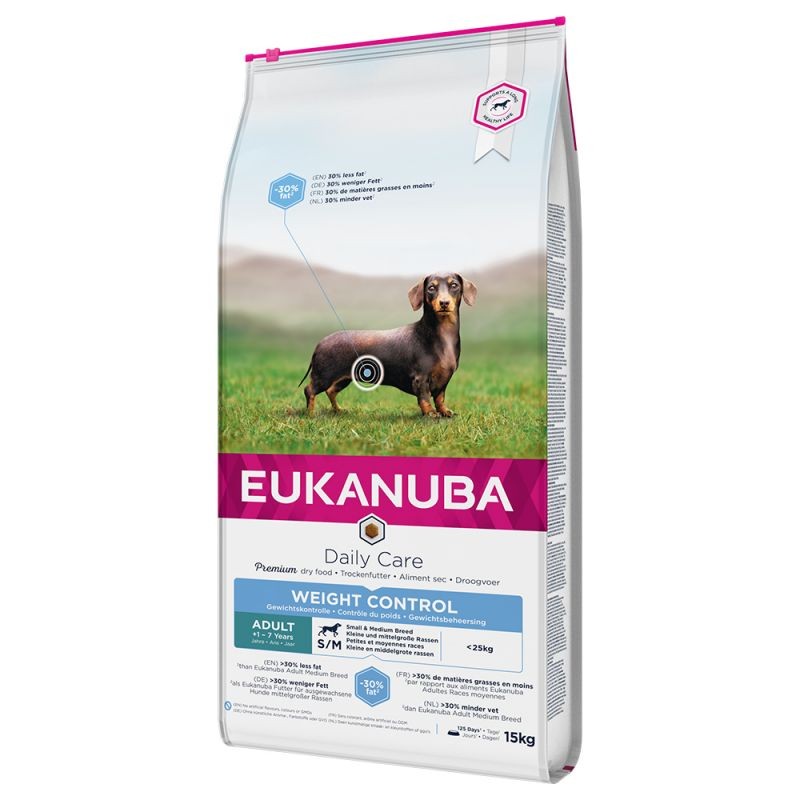 Eukanuba Dog Adult Small & Medium Breed Weight Control Chicken