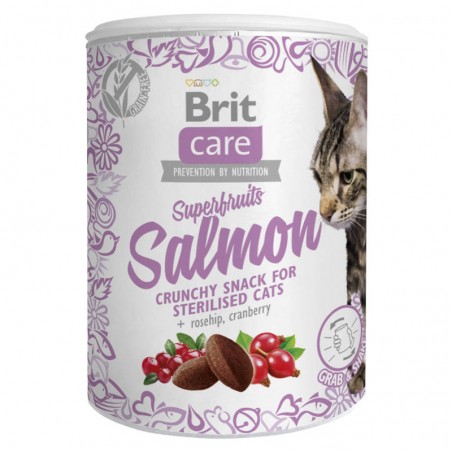 Brit Care Cat Snack Superfruits Sterilised Salmon