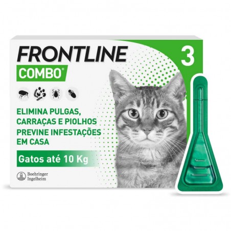 Frontline Combo pipetas antiparasitárias para gatos e furões