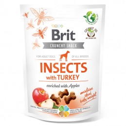 Brit Care Dog Crunchy Cracker Insects with Turkey and Apples