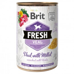 Brit Fresh Dog Veal with Millet wet