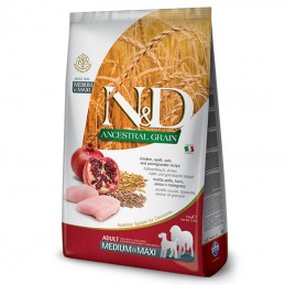 Farmina N&D Ancestral Grain Puppy Medium & Maxi Chicken & Pomegranate
