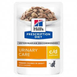 Hill's Prescription Diet Cat C/D Urinary Multicare Chicken wet saqueta