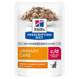 Hill's Prescription Diet Cat C/D Urinary Stress Chicken wet saqueta