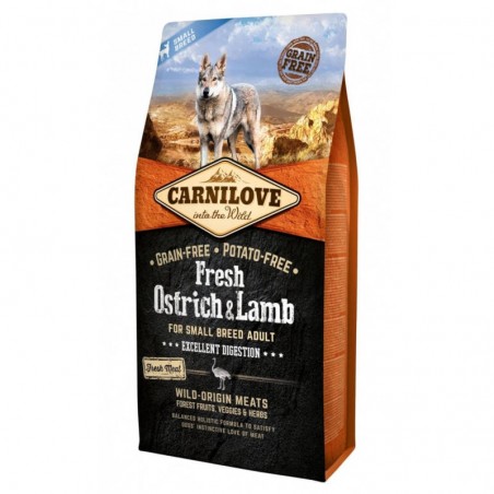 Carnilove Fresh Ostrich & Lamb Adult Small Dog