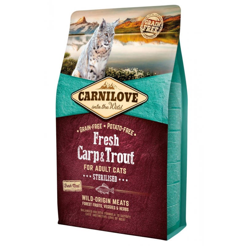 Carnilove Cat Adult Sterilised Fresh Carp & Trout