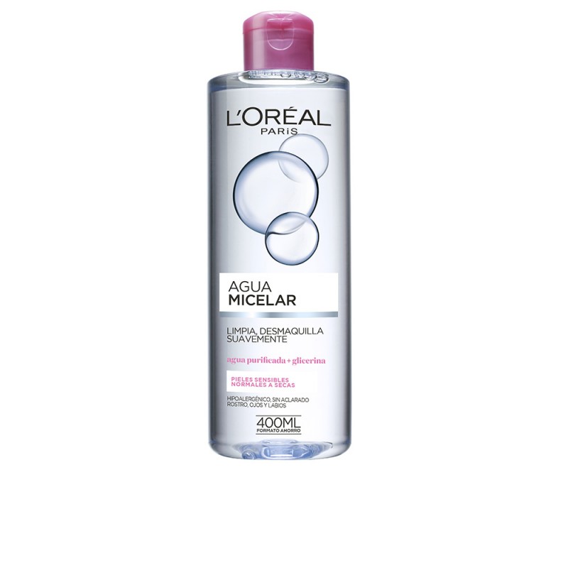 ÁGUA MICELAR SUAVE para peles sensíveis 400 ml L'ORÉAL PARIS - 1 ÁGUA MICELAR SUAVE para peles sensíveis 400 ml L'ORÉAL PARIS - 1