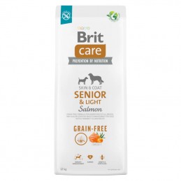 Brit Care Dog Grain Free Skin & Coat All Breeds Senior & Light Salmon