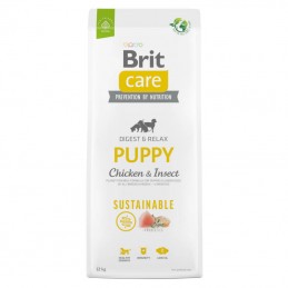 Brit Care Dog Sustainable Digest & Relax All Breeds Puppy Chicken & Insect