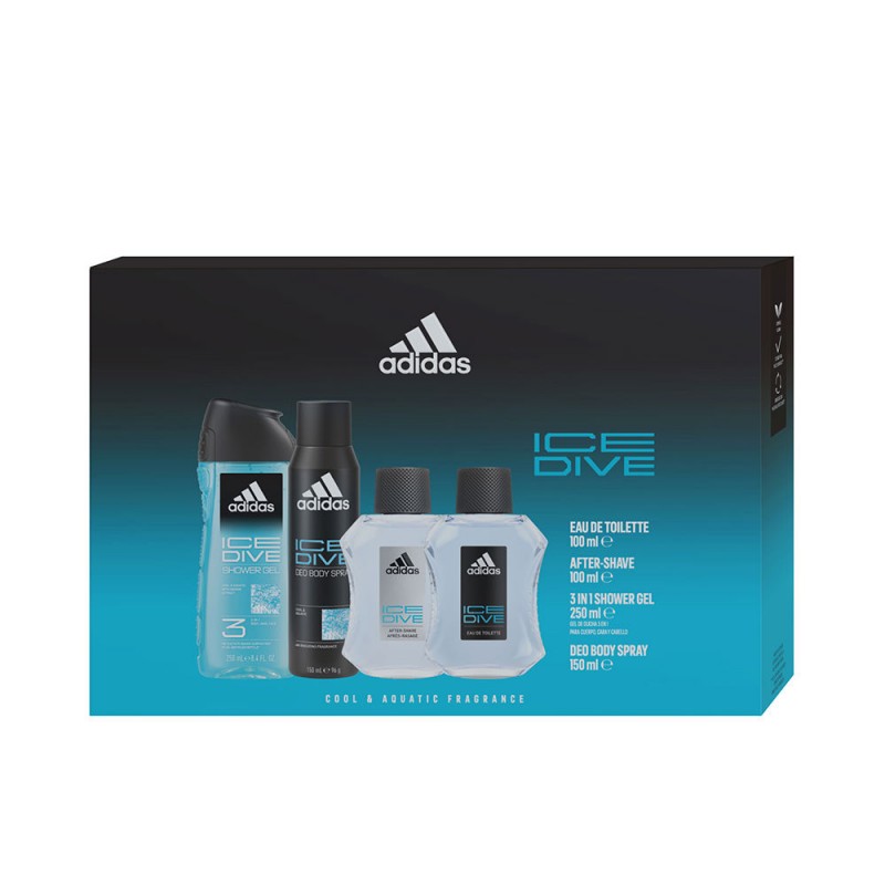 ESTOJO PARA MERGULHO NO GELO 4 peças ADIDAS - 1 ESTOJO PARA MERGULHO NO GELO 4 peças ADIDAS - 1
