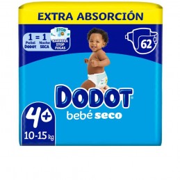 Fraldas DODOT EXTRA STAGES tamanho 4 10-15 kg 62 unidades DODOT - 1
