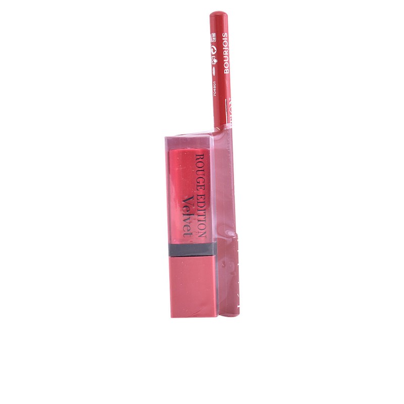 ROUGE EDITION VELVET lipstick 13+contour lipliner 6 BOURJOIS - 1