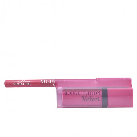 ROUGE EDITION VELVET lipstick 06+contour lipliner 4